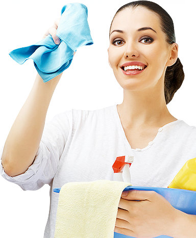 cleaning girl